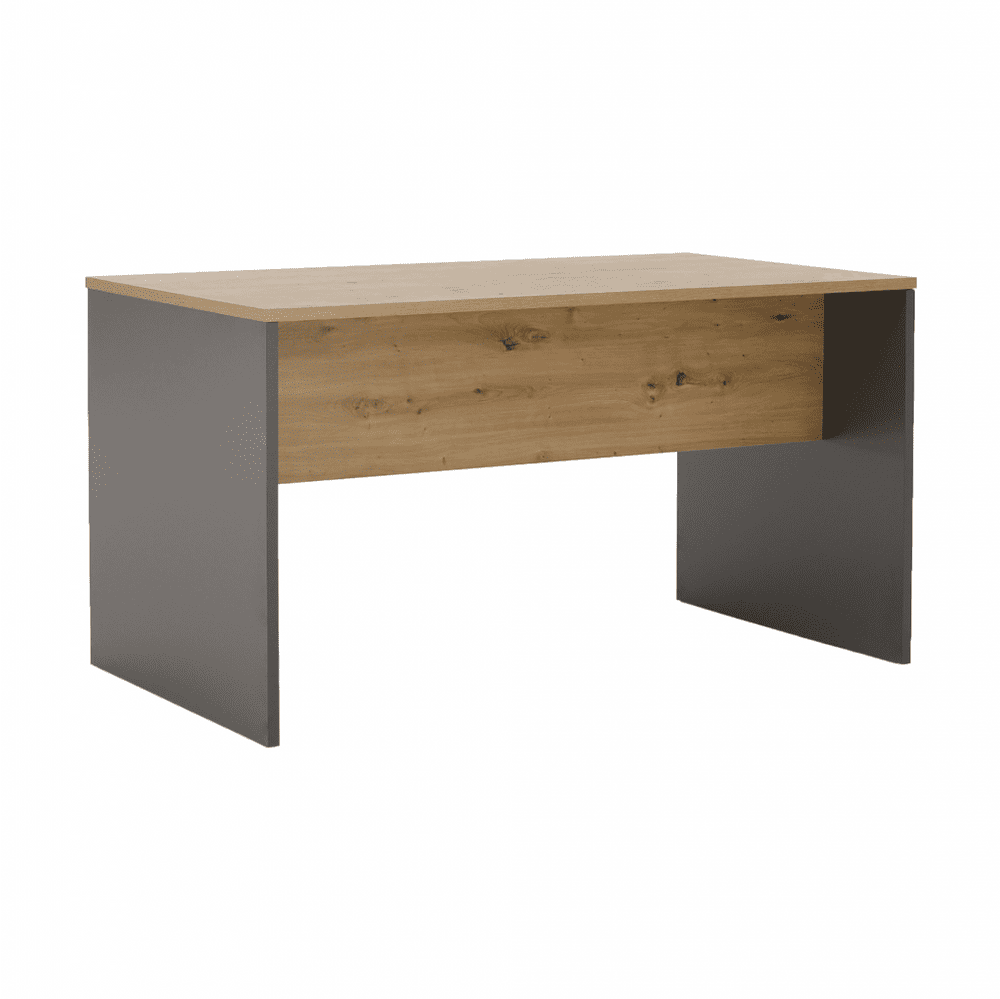 KONDELA Písací stôl, grafit / dub artisan, RIOMA NEW TYP 11